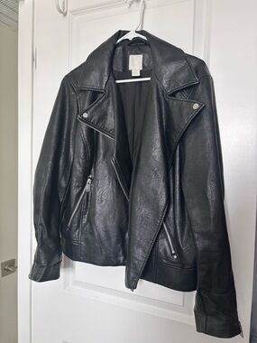 Faux Leather Jacket